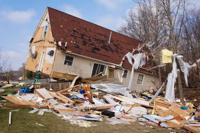 Damage to Home from Tornado