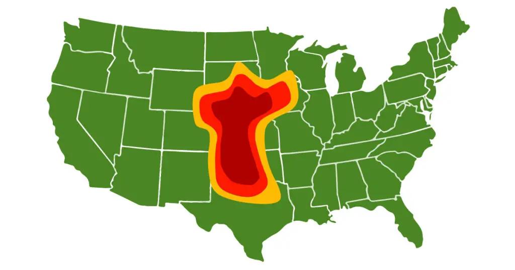 Which State has the Most Tornadoes